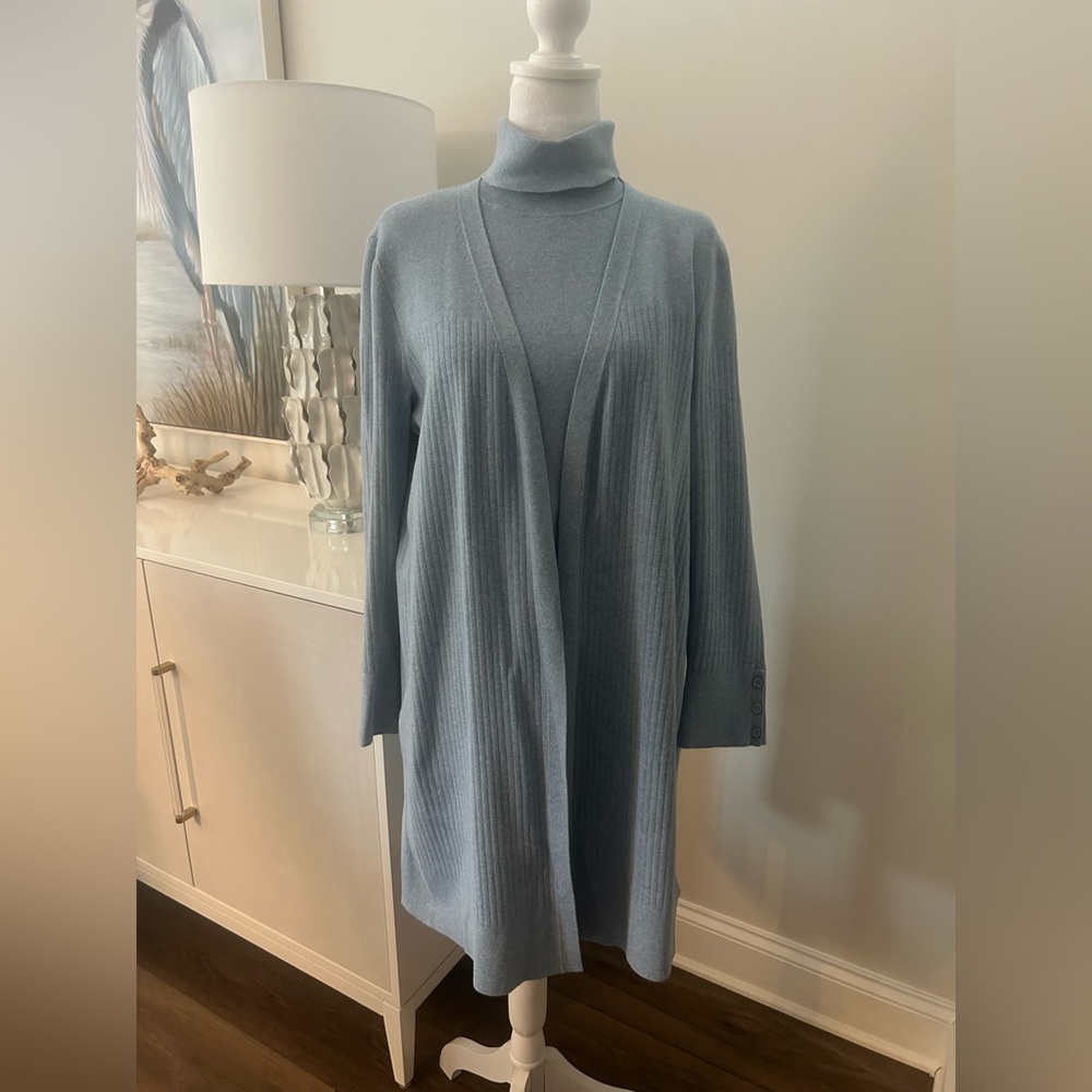 Talbots (2) Piece Cardigan Sweater Set Sz Large